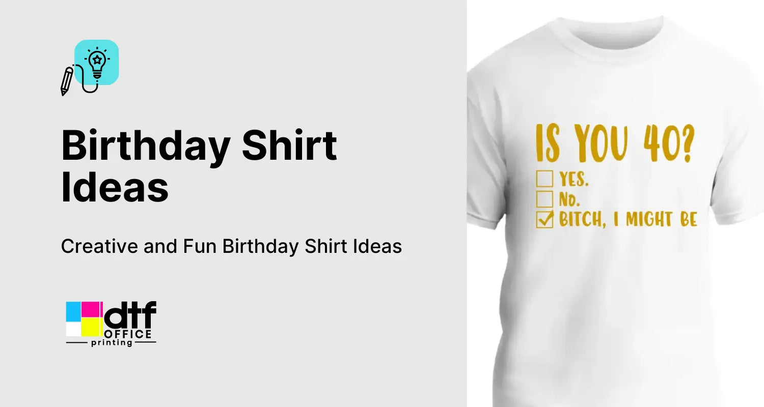 Birthday Shirt Ideas Banner