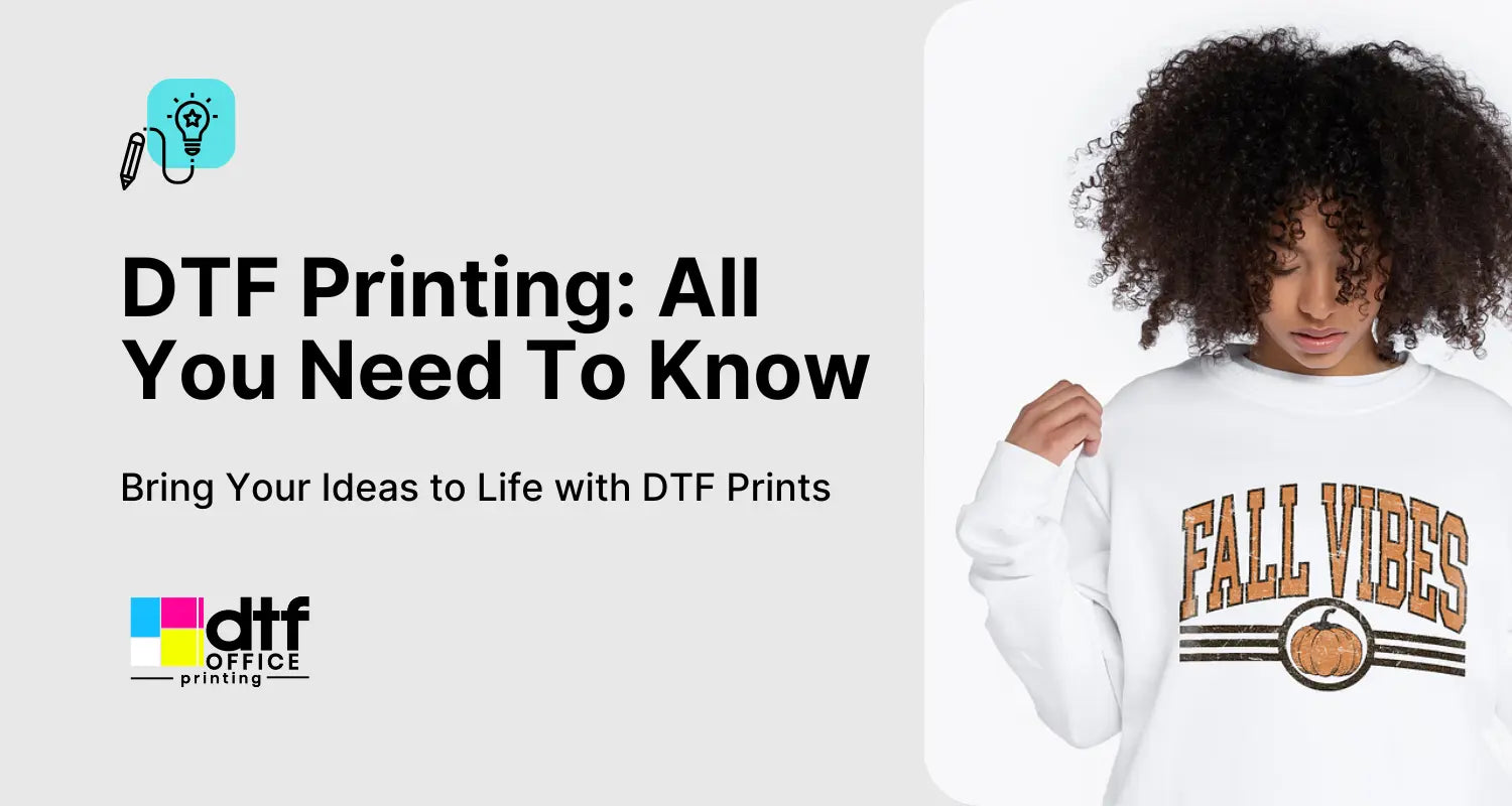 DTF printing machine prints designs